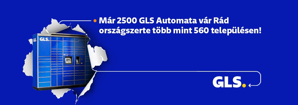 GLS Automatákban feladható és átvehető a csomagja.