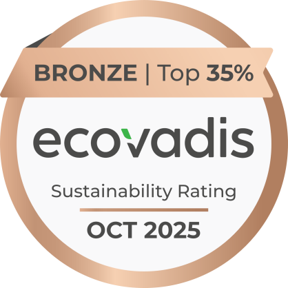 Silver 2024 EcoVadis Sustainability logo.