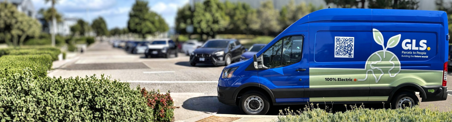 Blue GLS US Electric Parcel Van